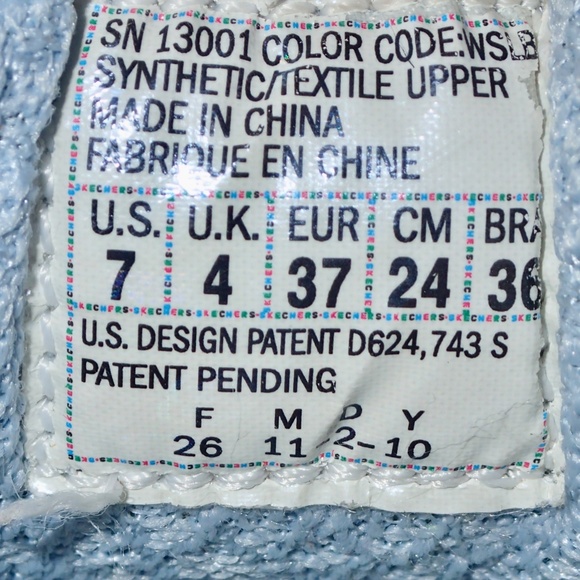 Skechers Shape Ups Toners Women's White Blue Silver Toning Athletic Shoes Sz 7 - Picture 12 of 12